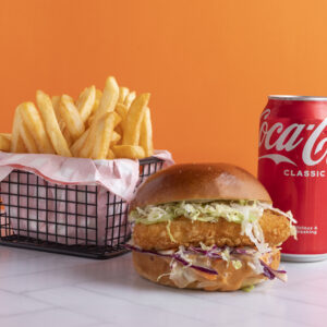 Chicken Burger Meal - $18.95