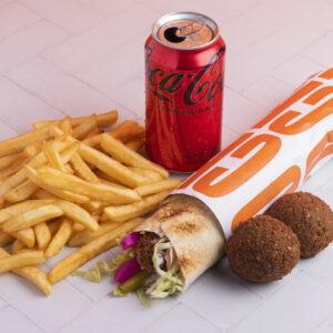 Falafel Wrap Meal - $18.95